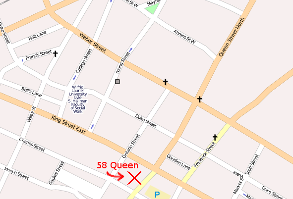 map of 58 Queen